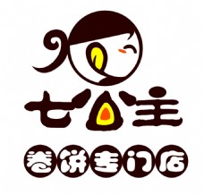 咖啡七公主项目logo
