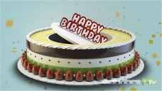 生日蛋糕庆生动画AE模板.