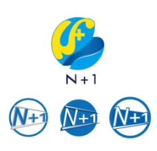 圆形N+1 logo图片