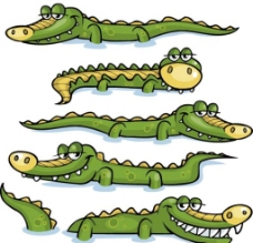 鳄鱼卡通形象图片