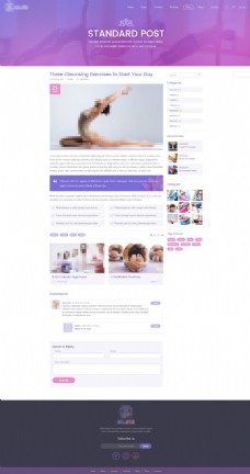 瑜伽网站界面设计瑜伽运动正确姿势