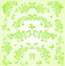 植物底纹底纹图片素材绿色原图设计花卉植物藤蔓高清