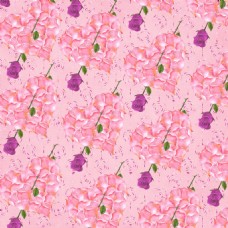 玫瑰穿心花朵设计粉色情人节背景