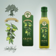 绿树橄榄油包装图标