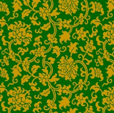 黄绿色菊花背景