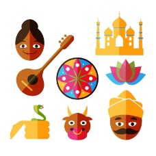 印度文化图标