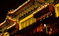 北京夜景北京通州运河文化广场夜景图片
