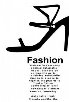 时尚高跟鞋图片