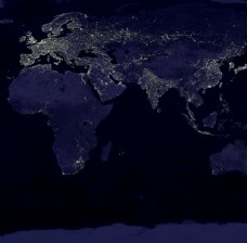 地球 夜景 贴图图片