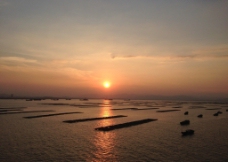 琪澳岛夕阳图片