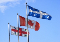 加拿大魁北克国旗图片
