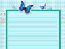 蝴蝶边框背景图片