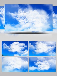 高清实拍晴朗天空白云视频素材