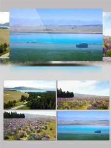 美丽草原湖泊高清视频素材