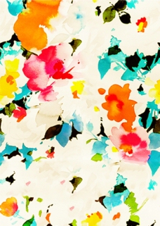 水彩效果花卉图片