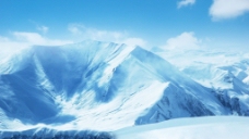 天空雪山背景图片免费下载