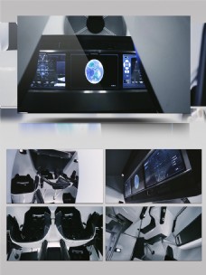 现代科技2K航空飞船内部科技智能现代化展示