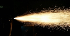 HVAF-Arc喷涂焰流图片