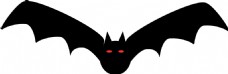 卡通黑色蝙蝠png元素