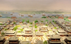 隋唐洛阳城模型图片