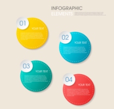 创意图形创意圆形信息图表图片