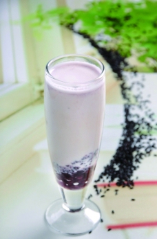 椰汁紫糯米图片