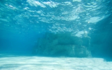 高清水底水下素材图片