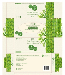 竹子纸巾盒图片