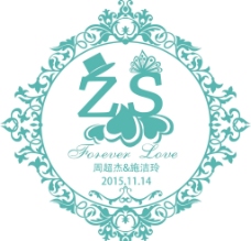 绿色婚礼logo图片
