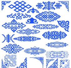 蒙古花纹图片