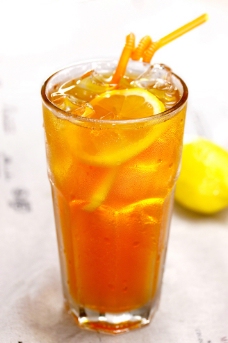 冻柠檬茶图片