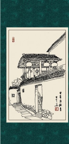 白描建筑图片免费下载,白描建筑设计素材大全,白描建筑模板下载,白描
